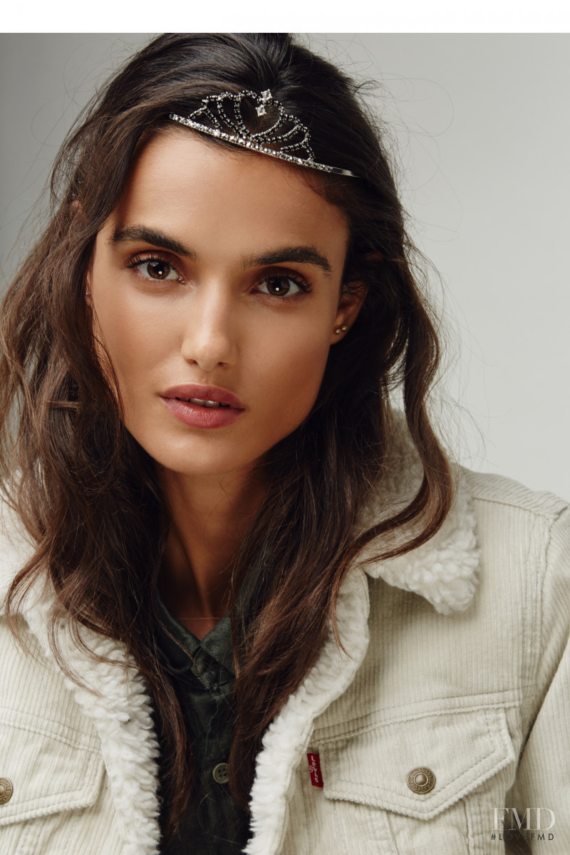 Blanca Padilla featured in  the Free People Tighten Up catalogue for Autumn/Winter 2016