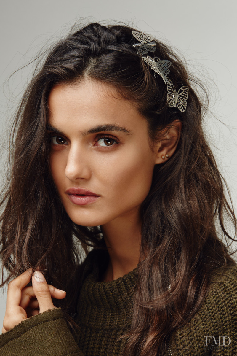 Blanca Padilla featured in  the Free People Tighten Up catalogue for Autumn/Winter 2016