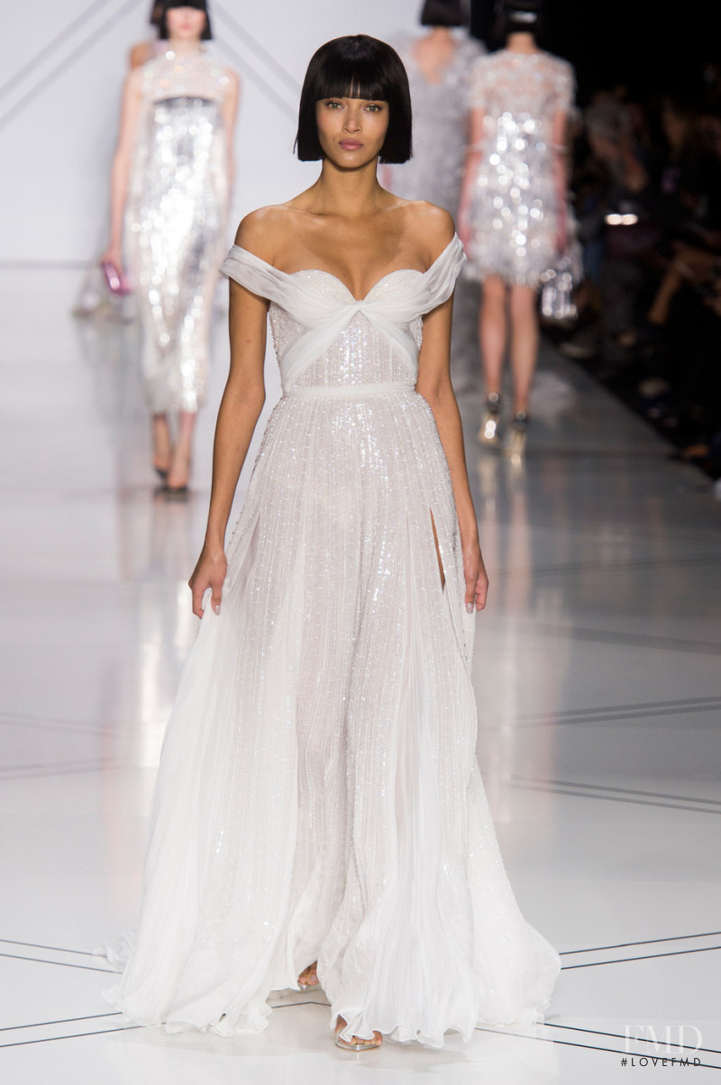 Daniela de Jesus featured in  the Ralph & Russo fashion show for Spring/Summer 2017