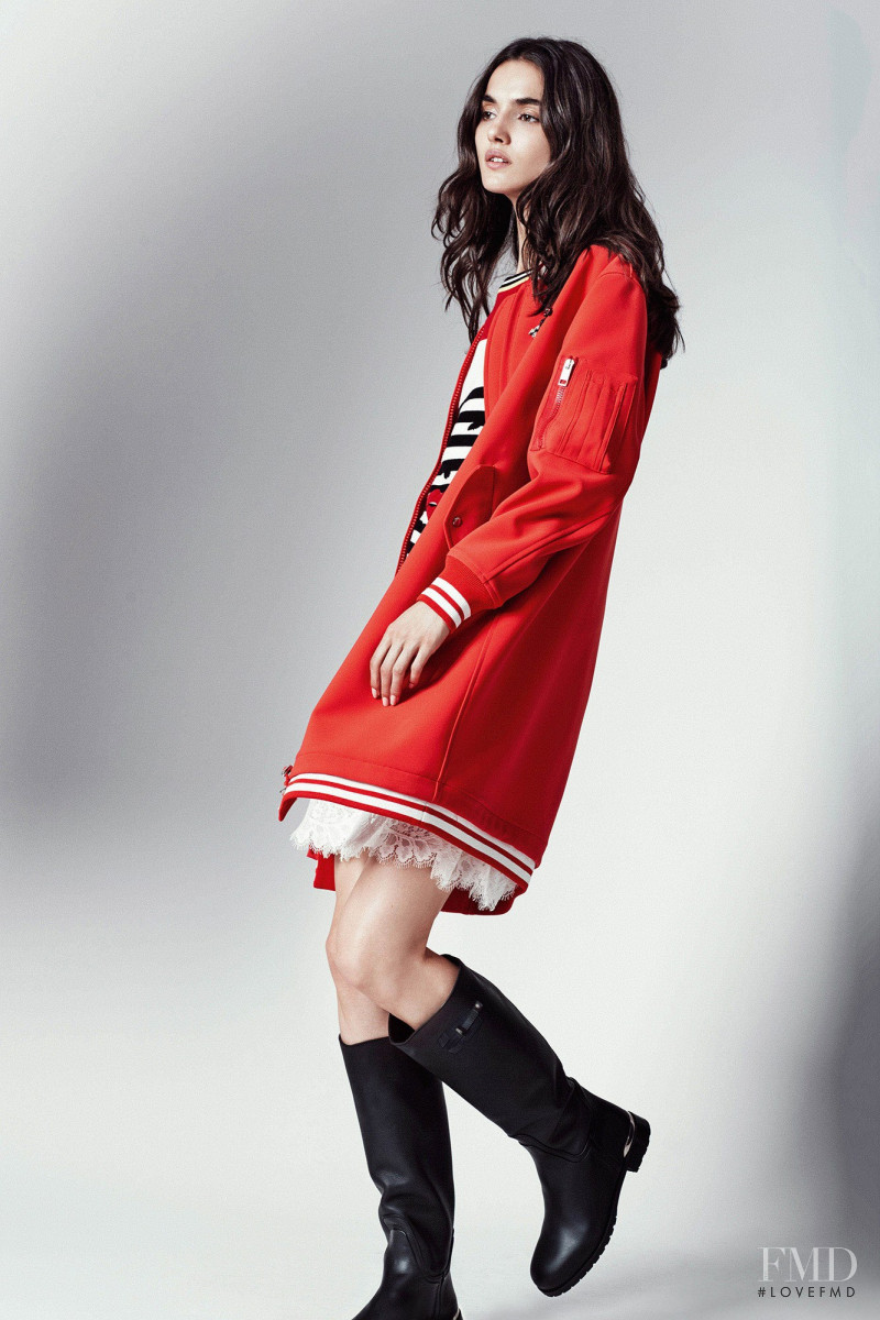 Blanca Padilla featured in  the Ermanno Scervino lookbook for Resort 2017