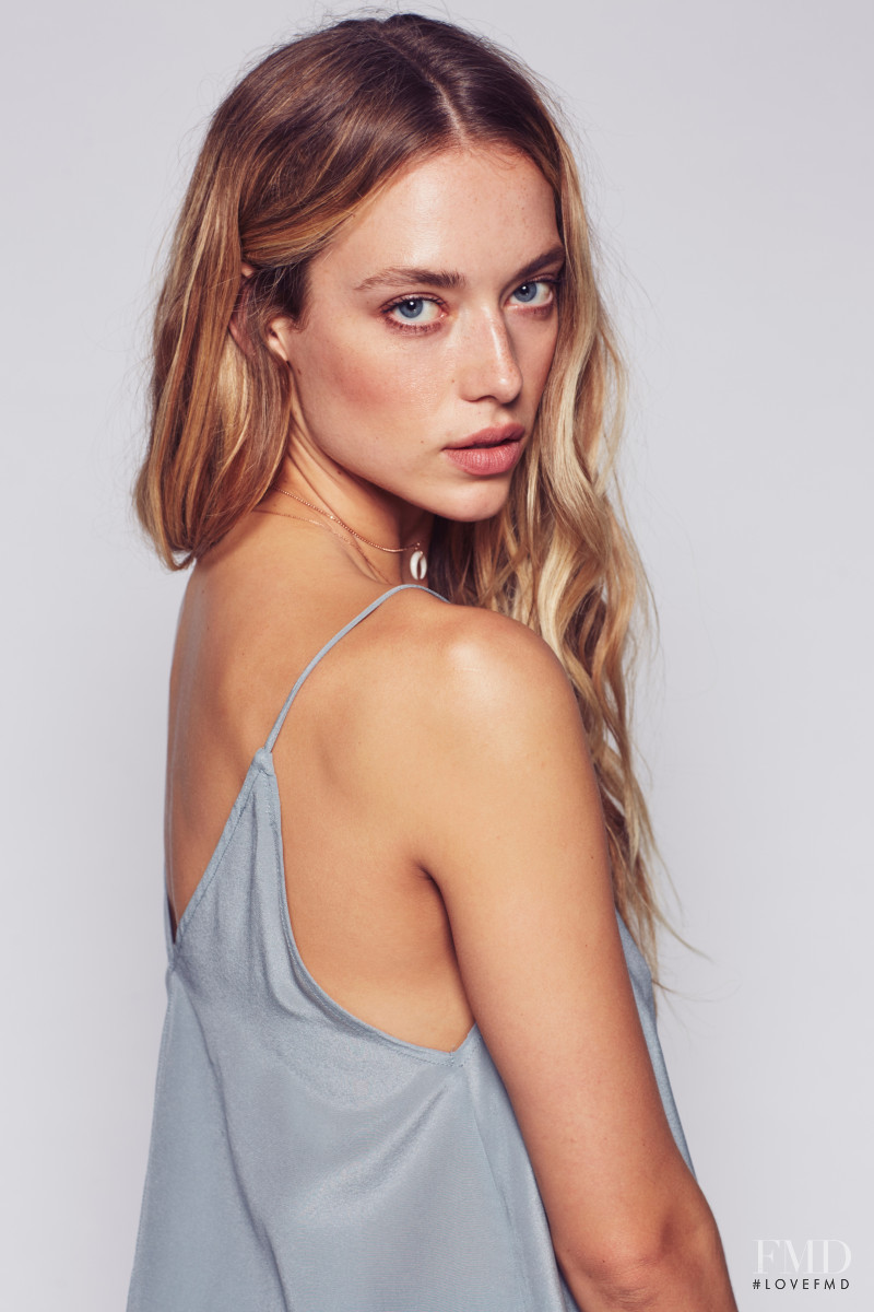 Hannah Ferguson featured in  the Free People catalogue for Spring/Summer 2016