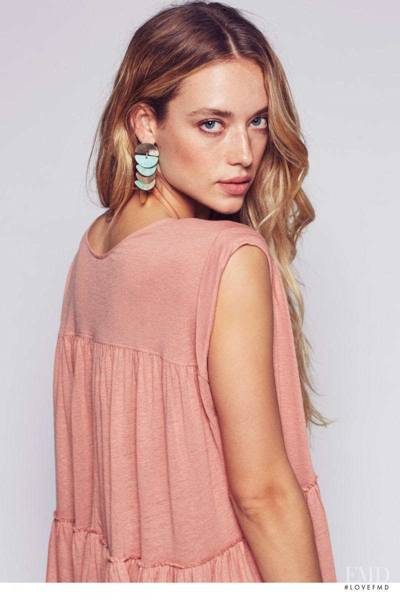 Hannah Ferguson featured in  the Free People catalogue for Spring/Summer 2016