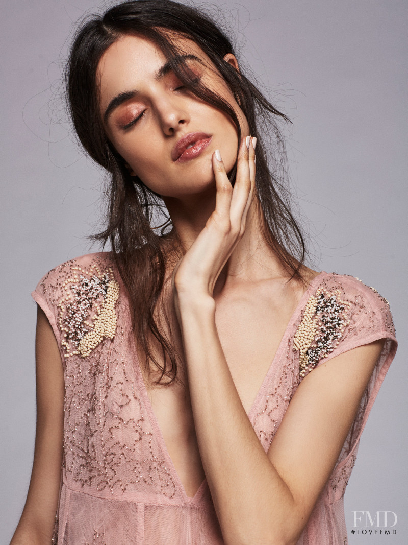 Blanca Padilla featured in  the Free People catalogue for Spring/Summer 2016