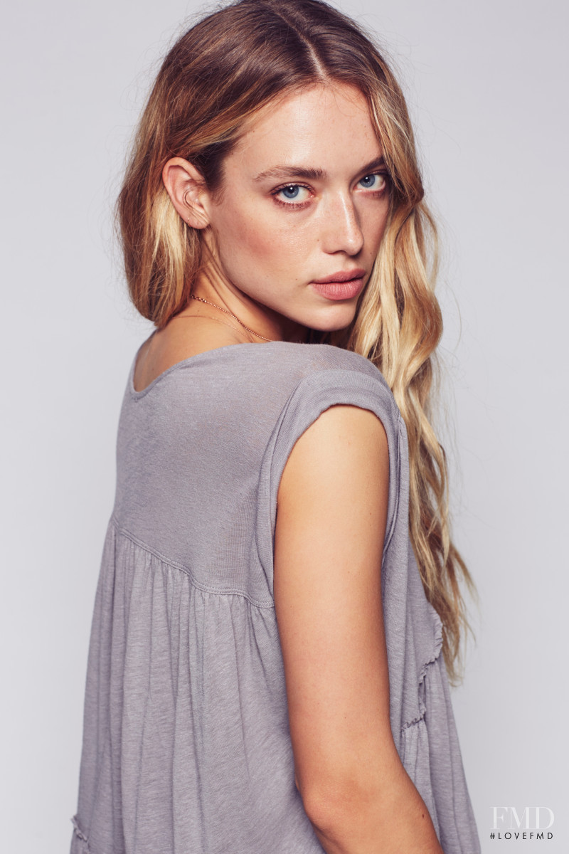 Hannah Ferguson featured in  the Free People catalogue for Spring/Summer 2016