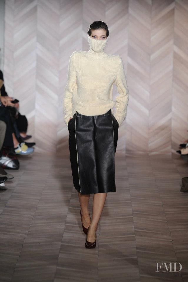 Ruby Aldridge featured in  the Maison Martin Margiela fashion show for Autumn/Winter 2012