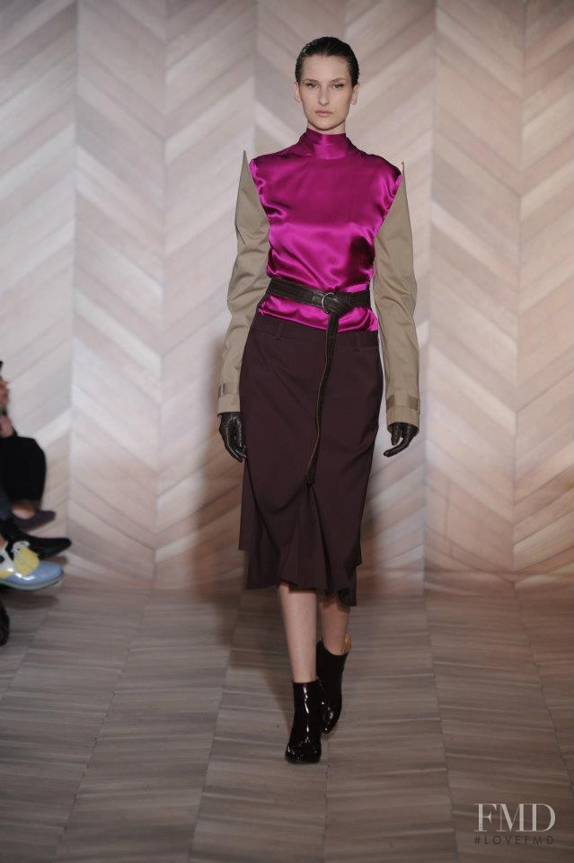 Katia Selinger featured in  the Maison Martin Margiela fashion show for Autumn/Winter 2012
