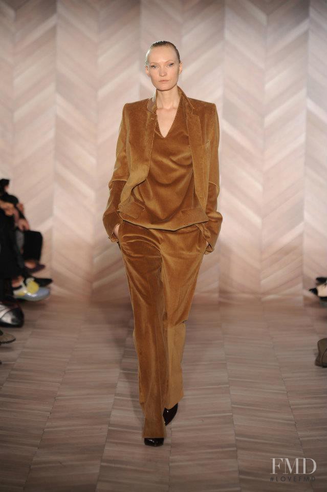 Asia Bugajska featured in  the Maison Martin Margiela fashion show for Autumn/Winter 2012