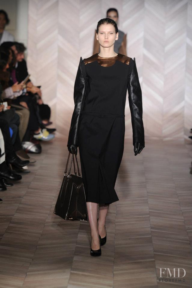 Katlin Aas featured in  the Maison Martin Margiela fashion show for Autumn/Winter 2012