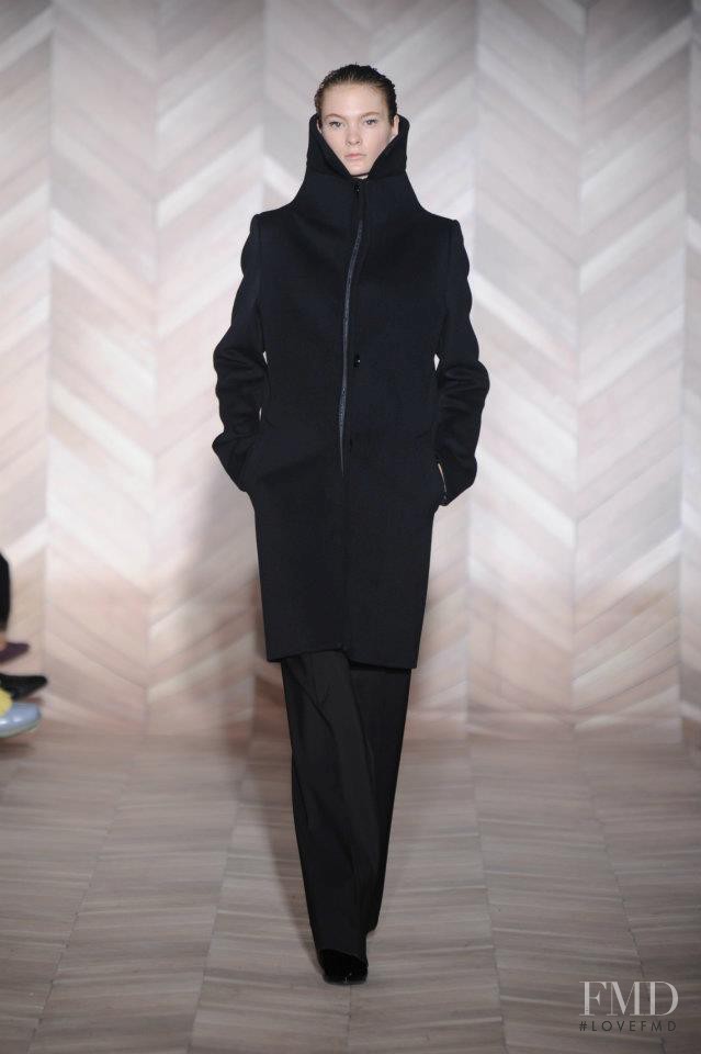Irina Kulikova featured in  the Maison Martin Margiela fashion show for Autumn/Winter 2012