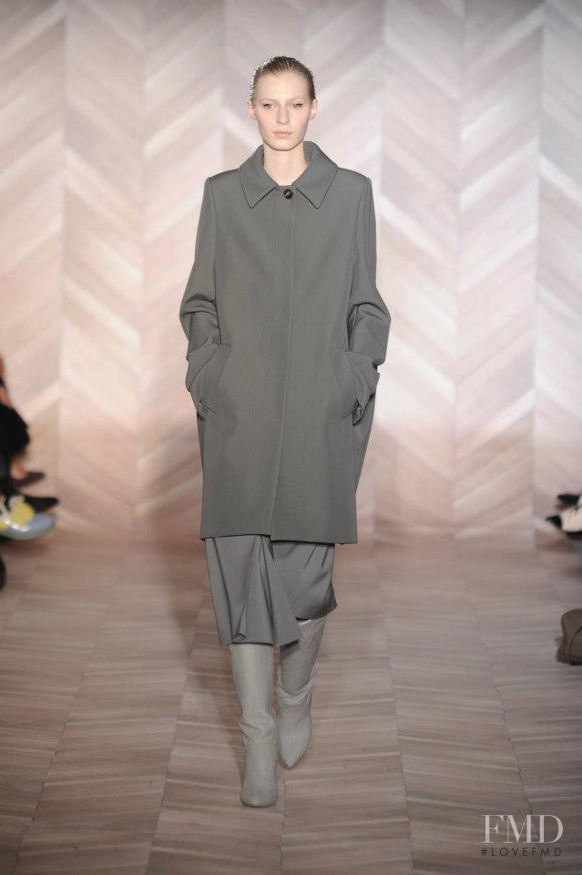 Julia Nobis featured in  the Maison Martin Margiela fashion show for Autumn/Winter 2012