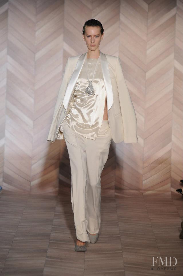 Carla Gebhart featured in  the Maison Martin Margiela fashion show for Autumn/Winter 2012