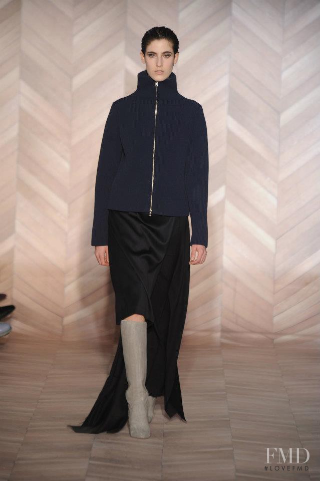 Amanda Moreno featured in  the Maison Martin Margiela fashion show for Autumn/Winter 2012