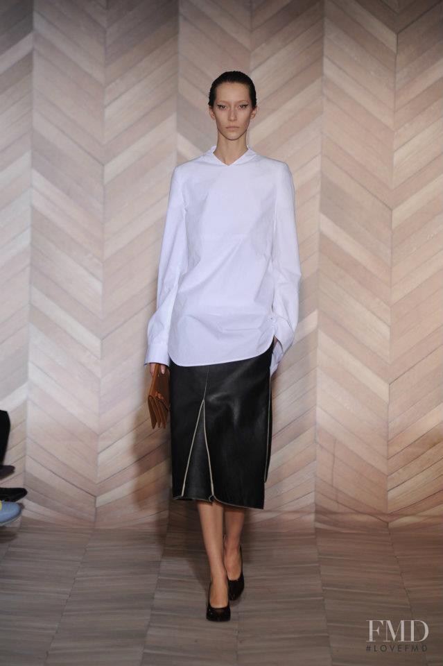 Alana Zimmer featured in  the Maison Martin Margiela fashion show for Autumn/Winter 2012