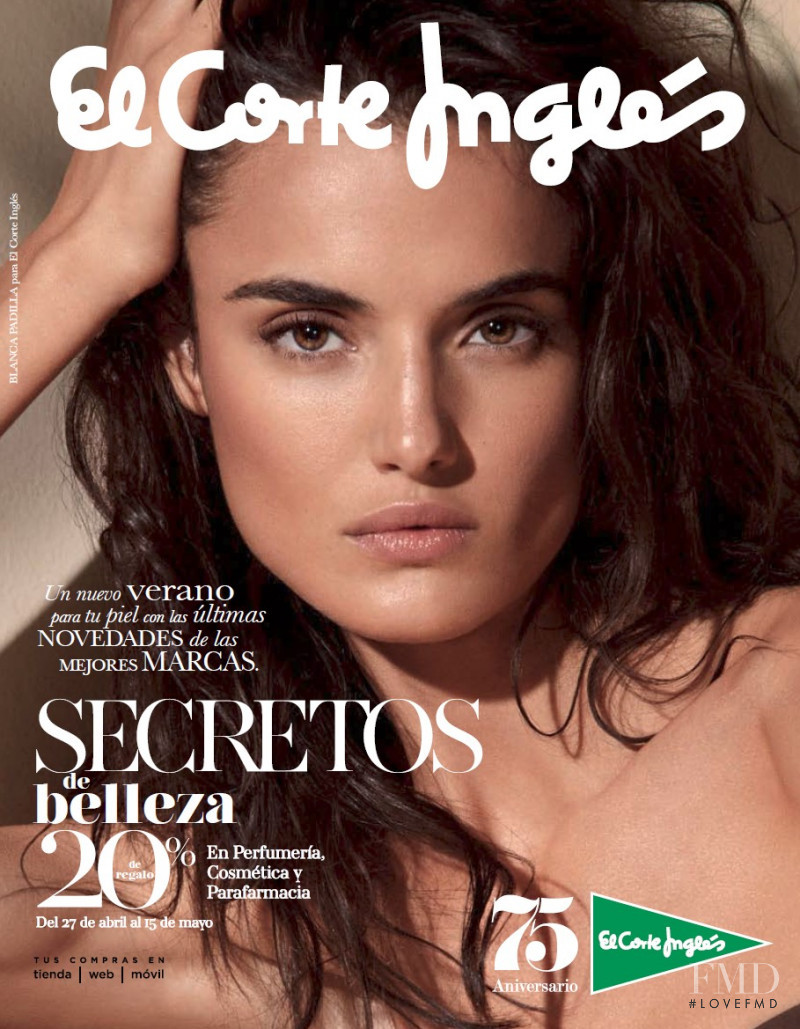 Blanca Padilla featured in  the El Corte Ingles catalogue for Spring/Summer 2016