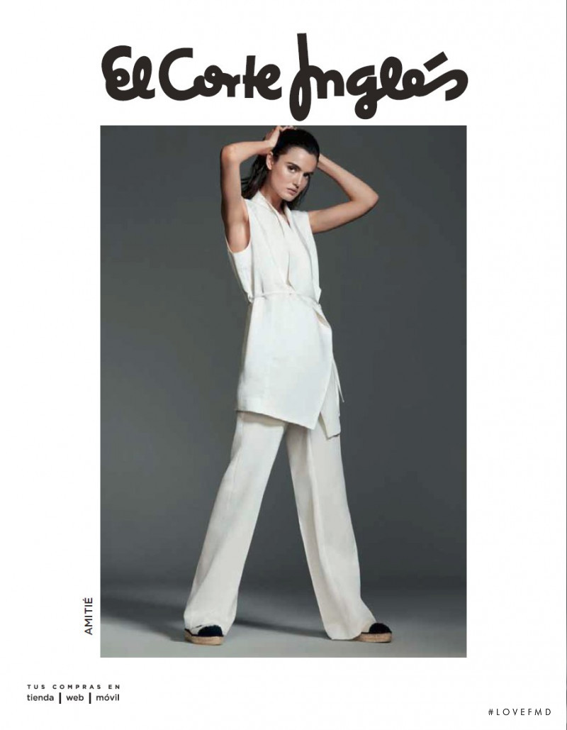 Blanca Padilla featured in  the El Corte Ingles Accessories catalogue for Spring/Summer 2016