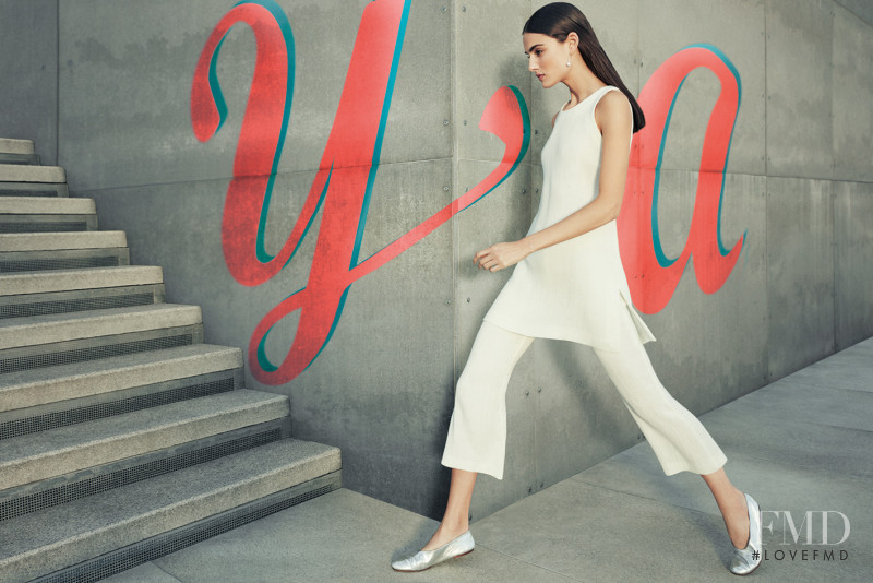 Blanca Padilla featured in  the El Corte Ingles advertisement for Spring/Summer 2016