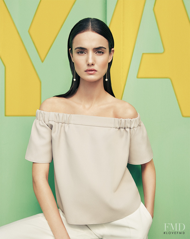 Blanca Padilla featured in  the El Corte Ingles advertisement for Spring/Summer 2016