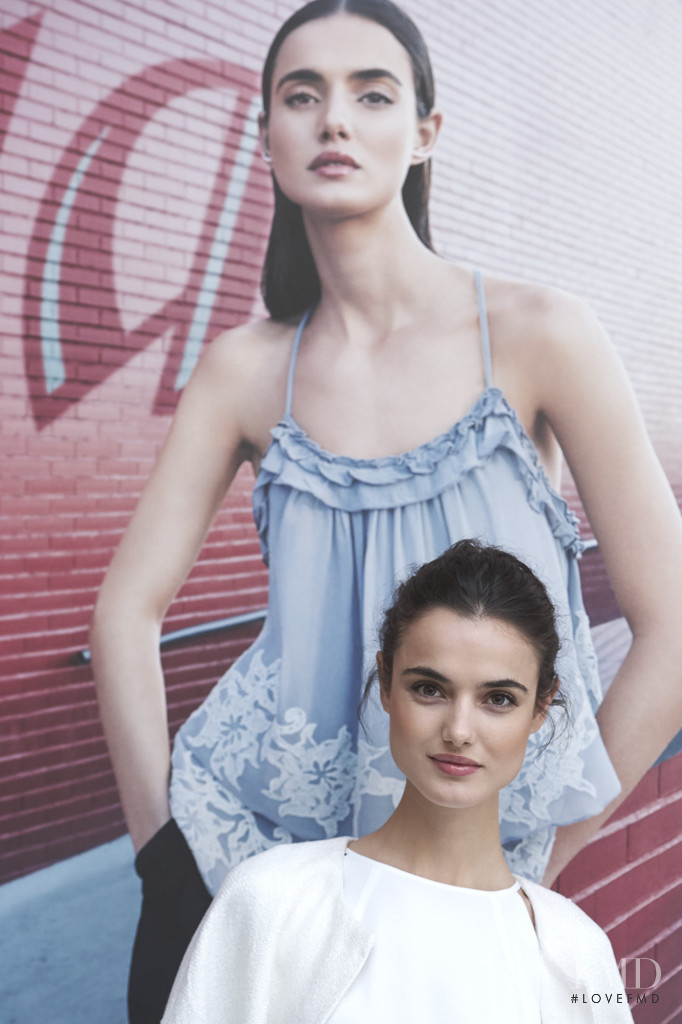 Blanca Padilla featured in  the El Corte Ingles advertisement for Spring/Summer 2016