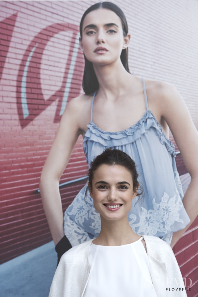 Blanca Padilla featured in  the El Corte Ingles advertisement for Spring/Summer 2016