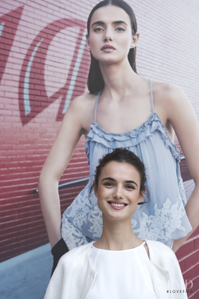 Blanca Padilla featured in  the El Corte Ingles advertisement for Spring/Summer 2016