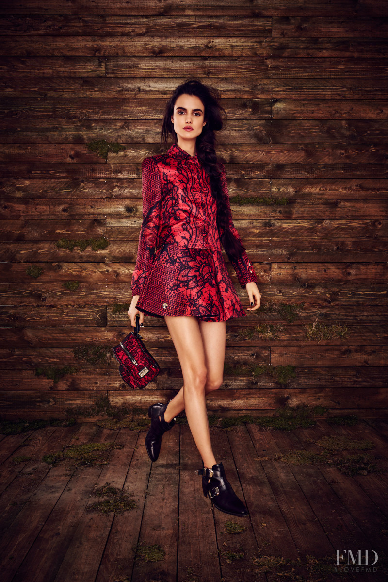 Blanca Padilla featured in  the Philipp Plein lookbook for Pre-Fall 2016