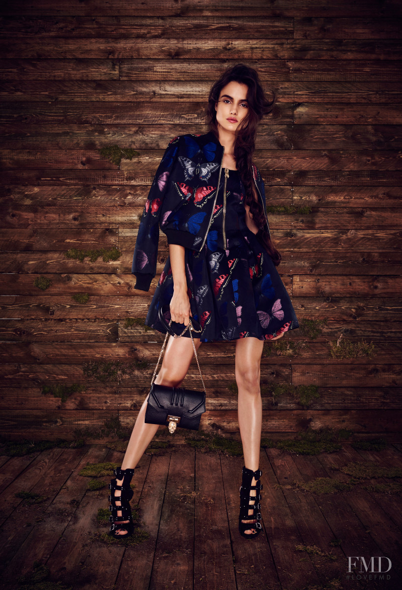 Blanca Padilla featured in  the Philipp Plein lookbook for Pre-Fall 2016