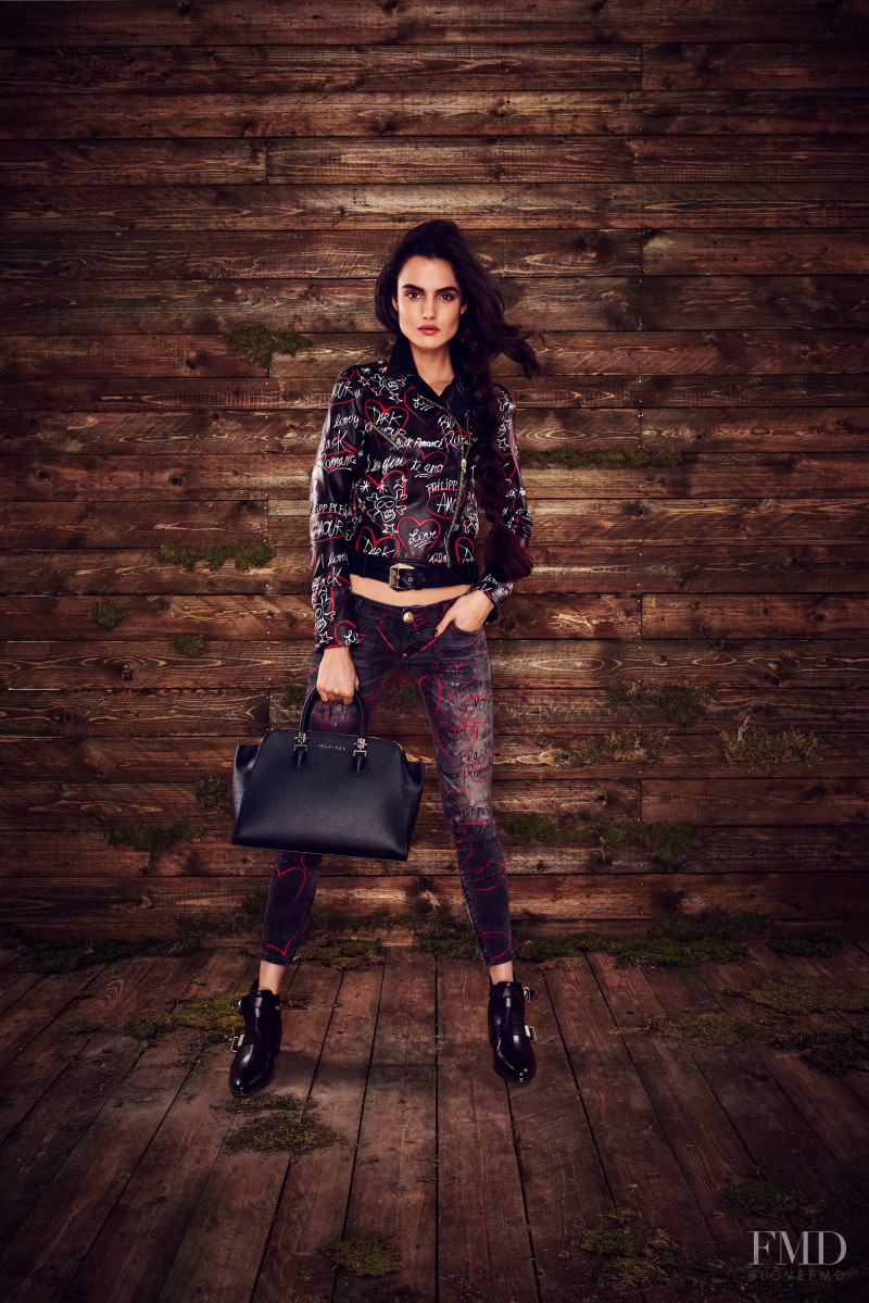 Blanca Padilla featured in  the Philipp Plein lookbook for Pre-Fall 2016