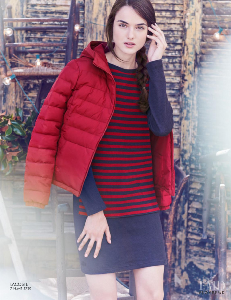 Blanca Padilla featured in  the South Coast Plaza Holiday Finds lookbook for Holiday 2015