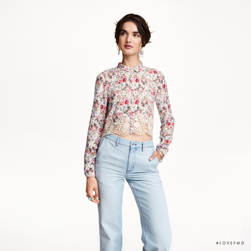 Blanca Padilla featured in  the H&M catalogue for Pre-Fall 2015