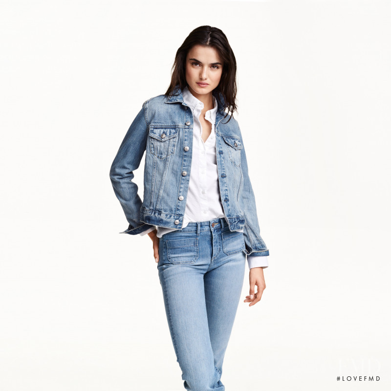 Blanca Padilla featured in  the H&M catalogue for Pre-Fall 2015