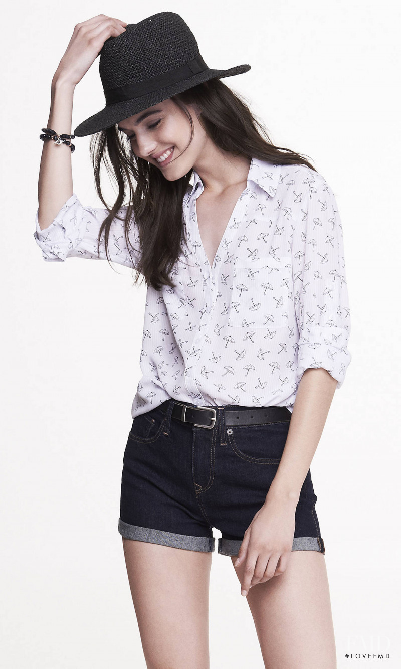 Blanca Padilla featured in  the Express catalogue for Spring/Summer 2015