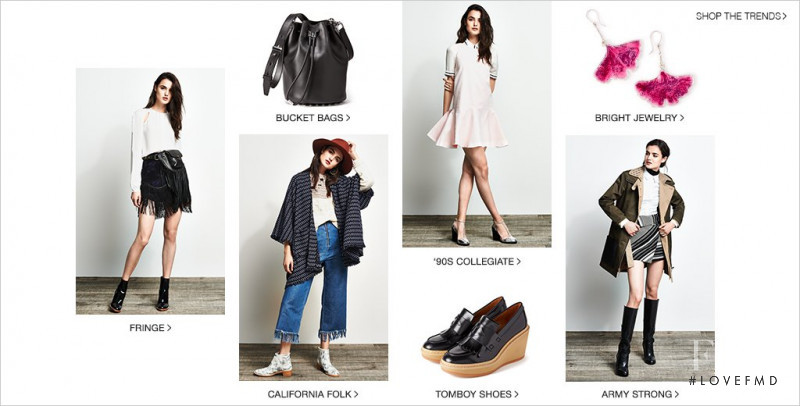 Blanca Padilla featured in  the Shopbop The Trend Edit lookbook for Pre-Fall 2015