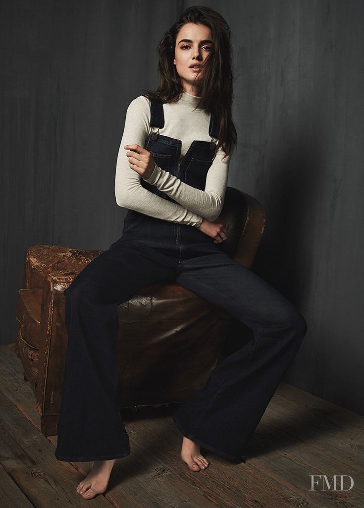 Blanca Padilla featured in  the Shopbop Citizen of Humanity lookbook for Fall 2015