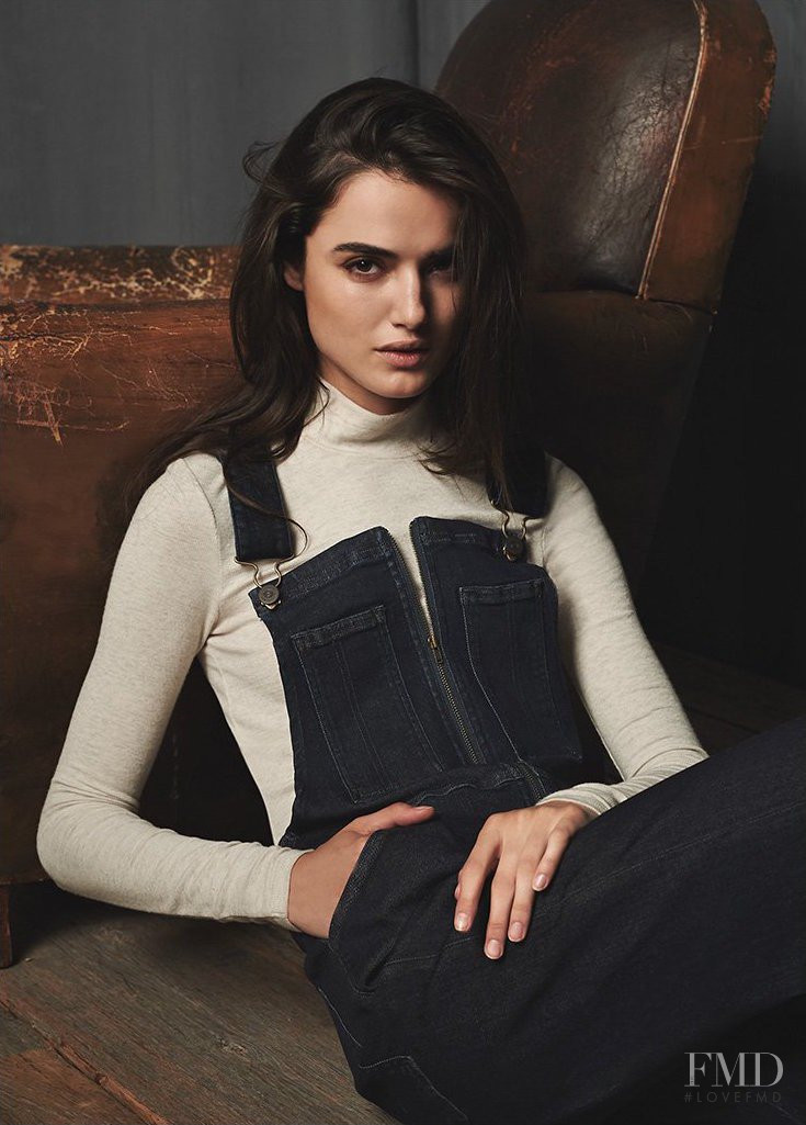 Blanca Padilla featured in  the Shopbop Citizen of Humanity lookbook for Fall 2015