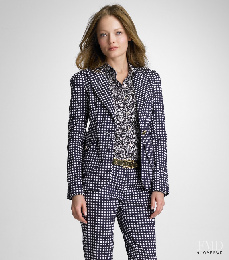 Olga Maliouk featured in  the Tory Burch catalogue for Spring 2010