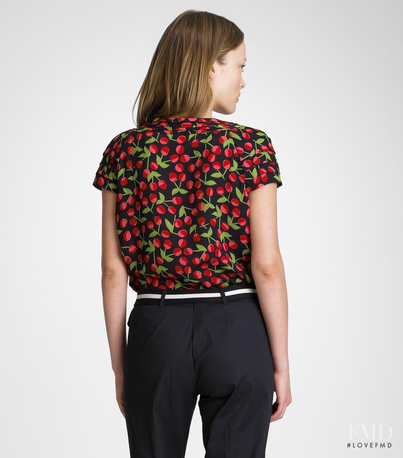 Olga Maliouk featured in  the Tory Burch catalogue for Spring 2010