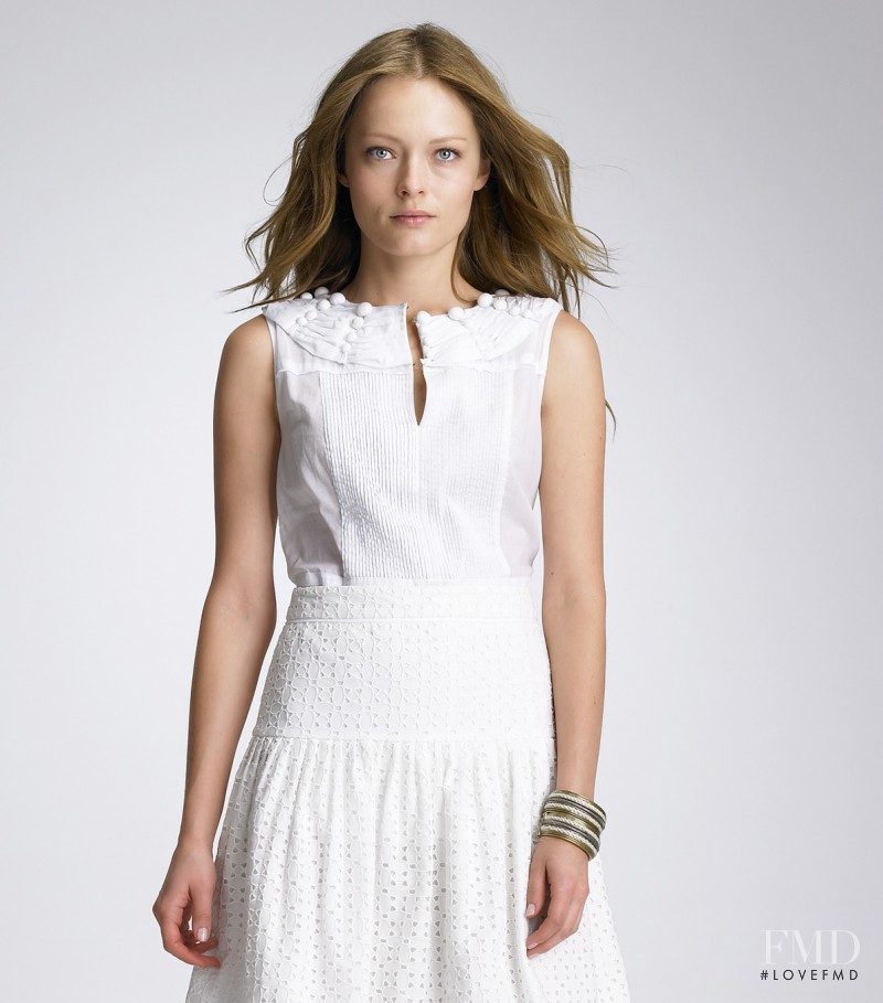 Olga Maliouk featured in  the Tory Burch catalogue for Spring 2010