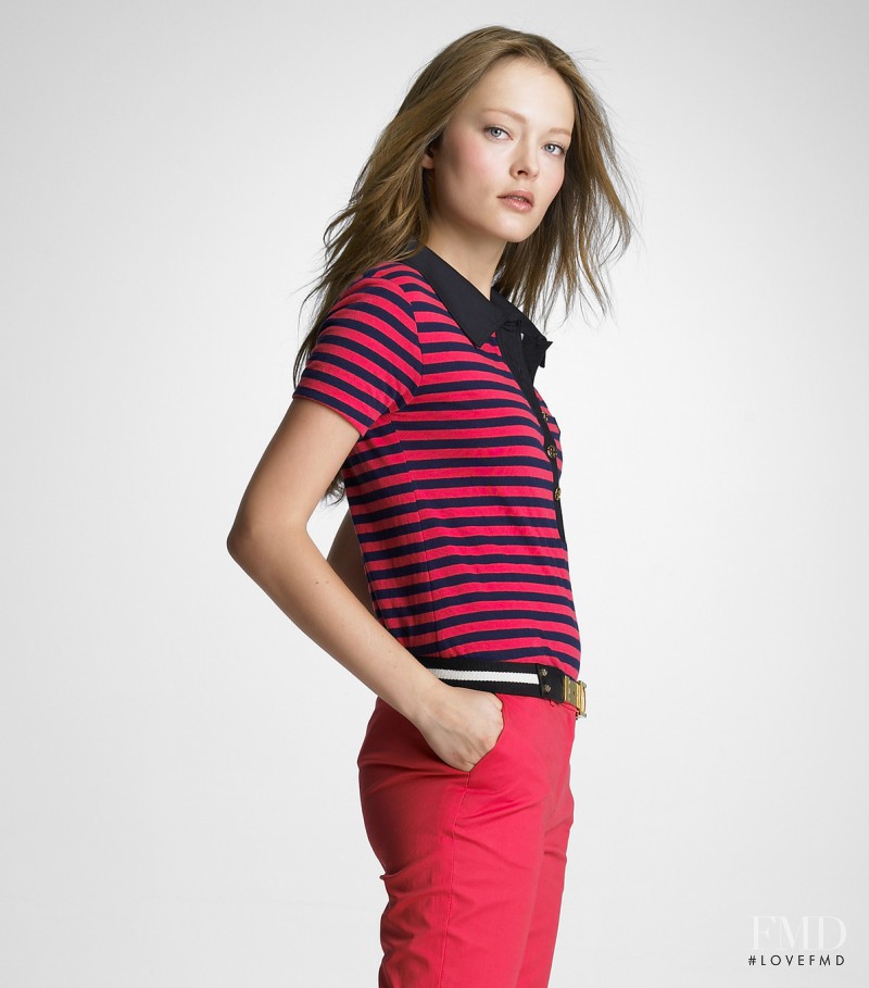 Olga Maliouk featured in  the Tory Burch catalogue for Spring 2010