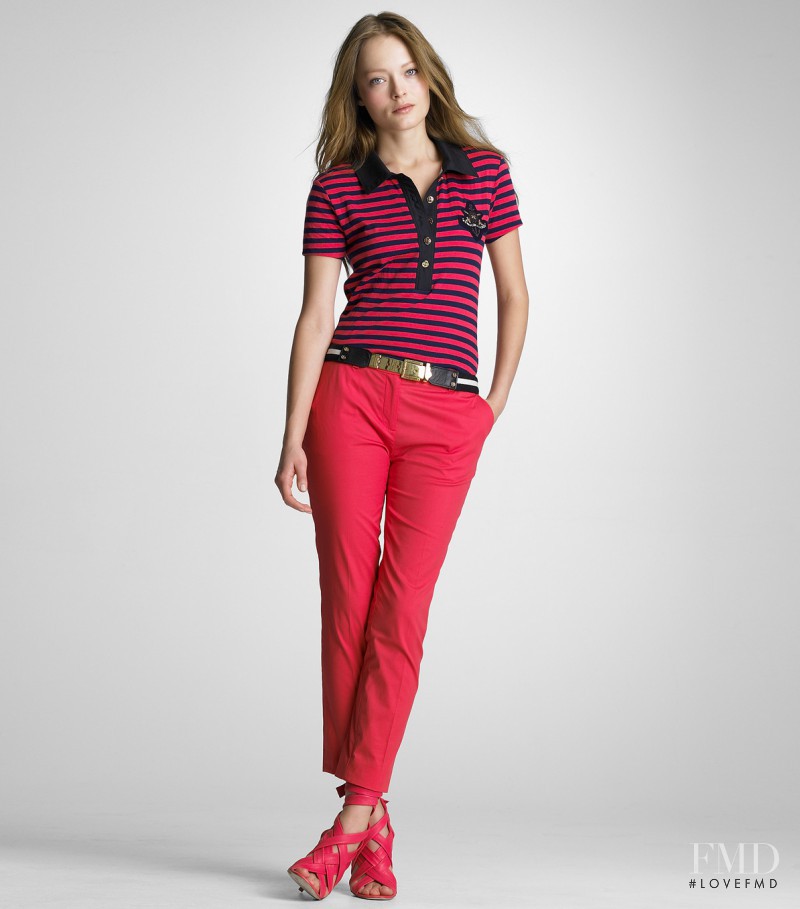 Olga Maliouk featured in  the Tory Burch catalogue for Spring 2010