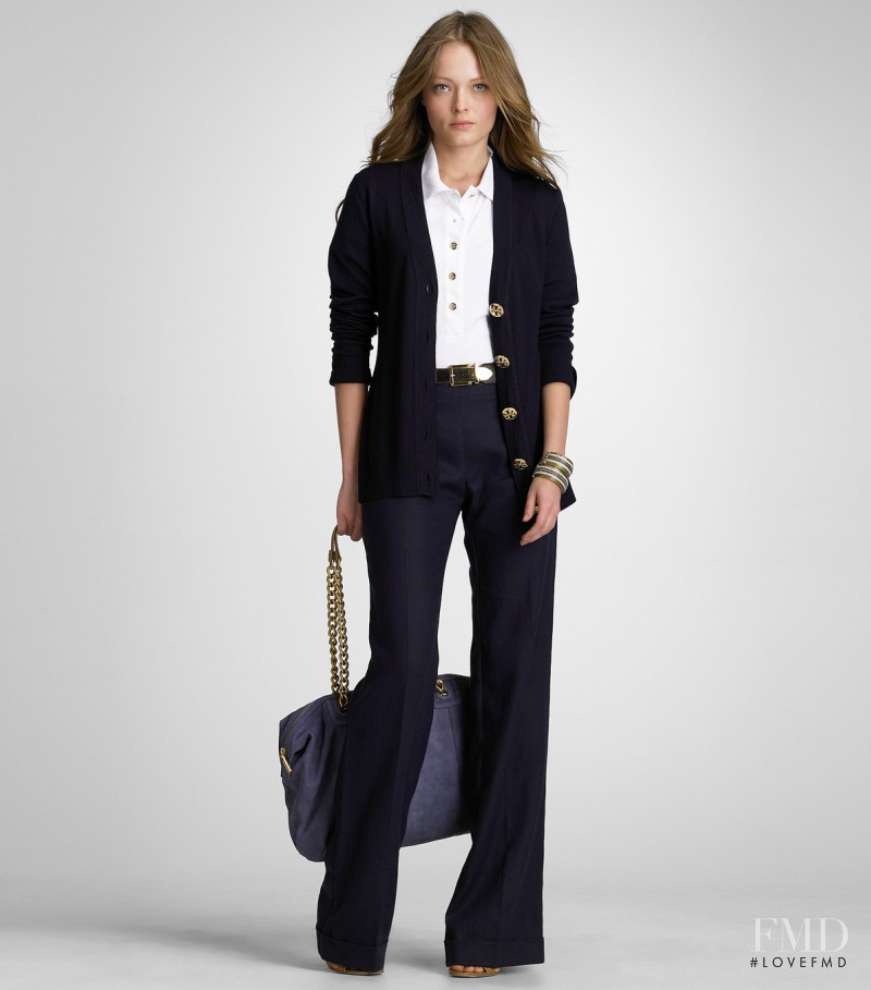 Olga Maliouk featured in  the Tory Burch catalogue for Spring 2010