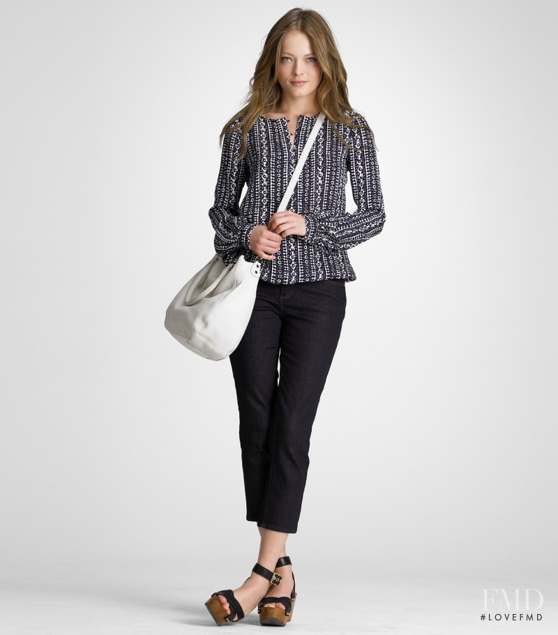 Olga Maliouk featured in  the Tory Burch catalogue for Spring 2010