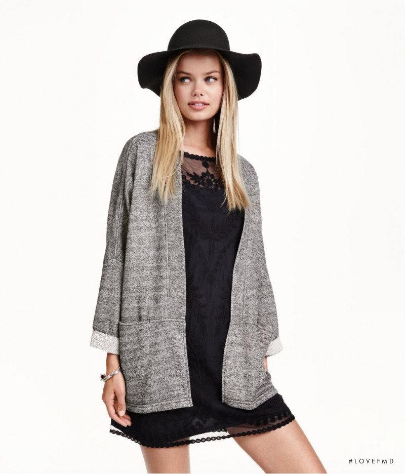 Frida Aasen featured in  the H&M catalogue for Pre-Fall 2015