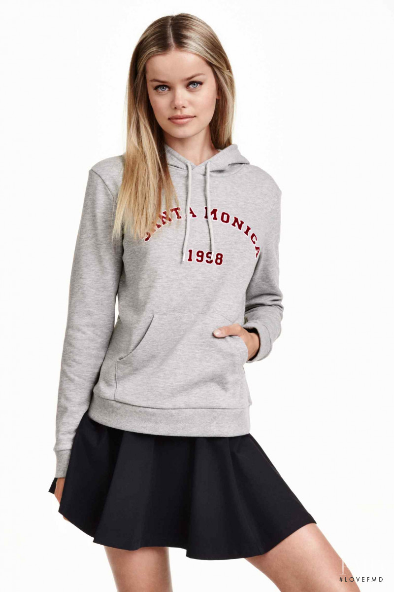 Frida Aasen featured in  the H&M catalogue for Pre-Fall 2015