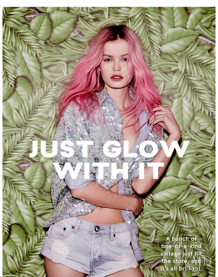 Frida Aasen featured in  the Nasty Gal Prom lookbook for Spring/Summer 2014