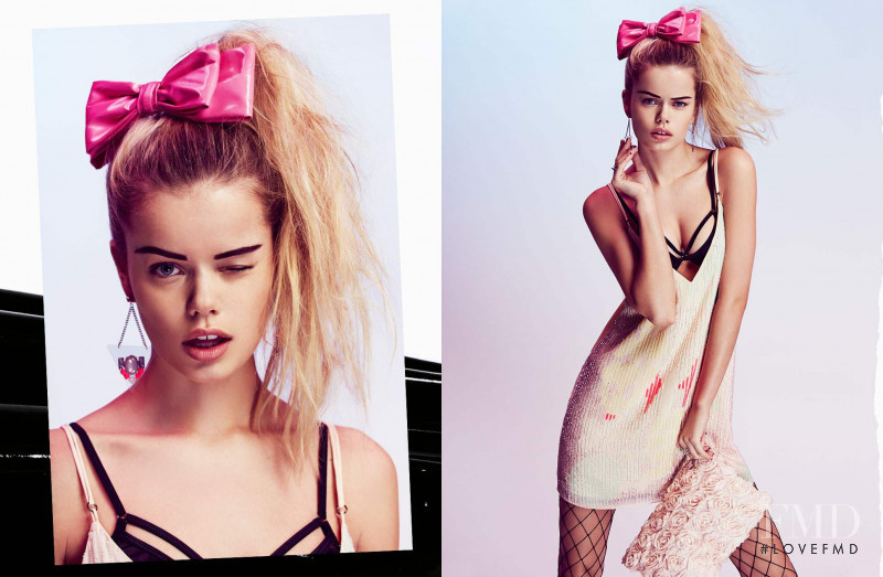 Frida Aasen featured in  the Nasty Gal Prom lookbook for Spring/Summer 2014