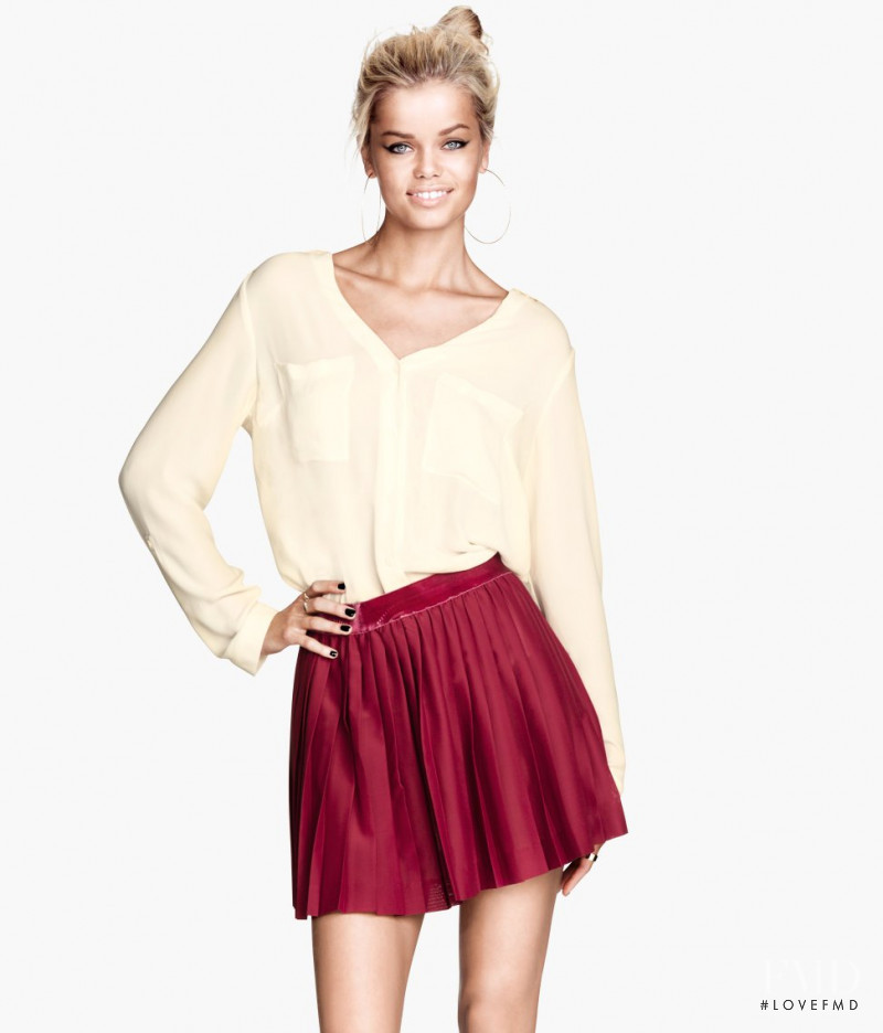 Frida Aasen featured in  the H&M catalogue for Fall 2013