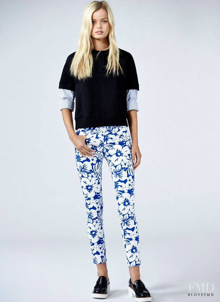 Frida Aasen featured in  the Friends & Associates lookbook for Spring/Summer 2014