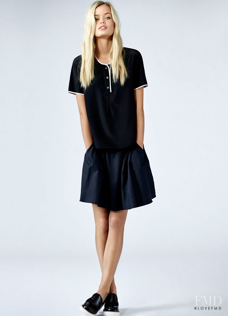 Frida Aasen featured in  the Friends & Associates lookbook for Spring/Summer 2014