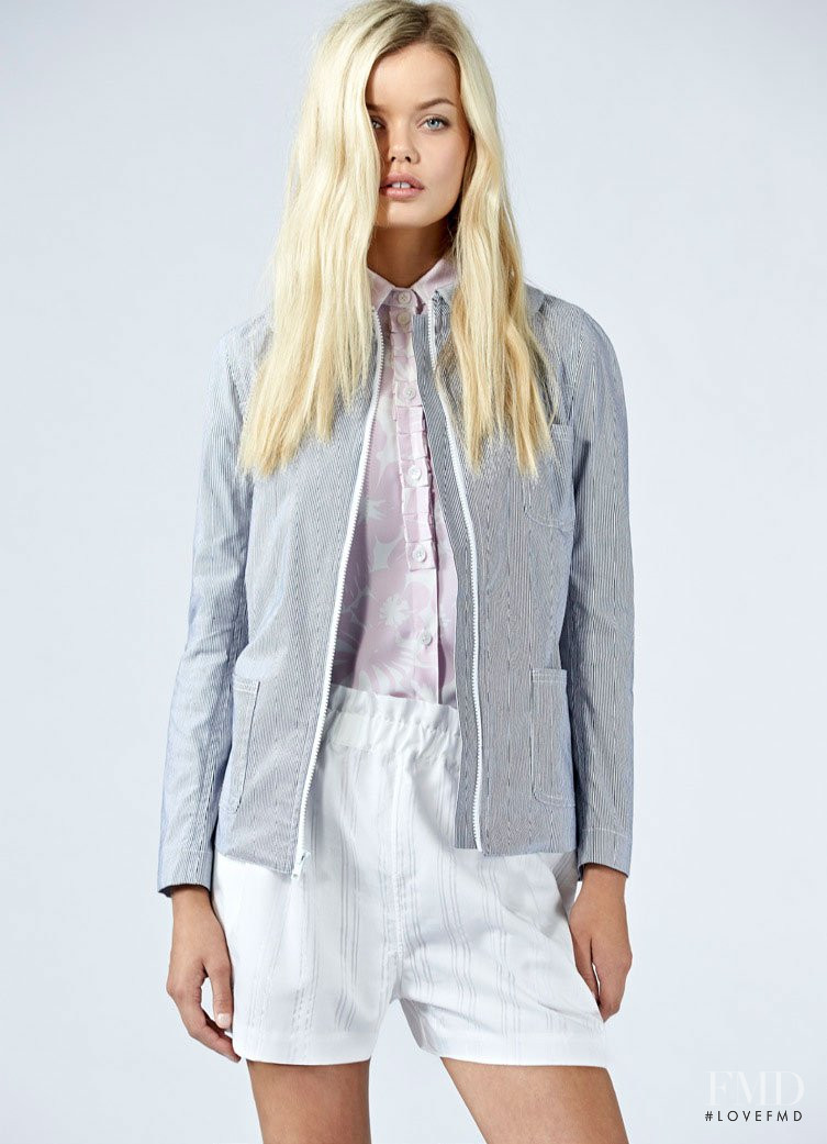 Frida Aasen featured in  the Friends & Associates lookbook for Spring/Summer 2014
