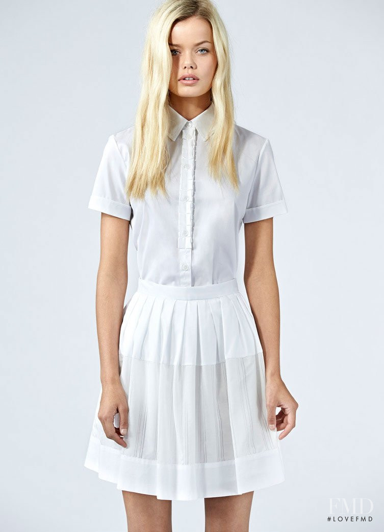 Frida Aasen featured in  the Friends & Associates lookbook for Spring/Summer 2014